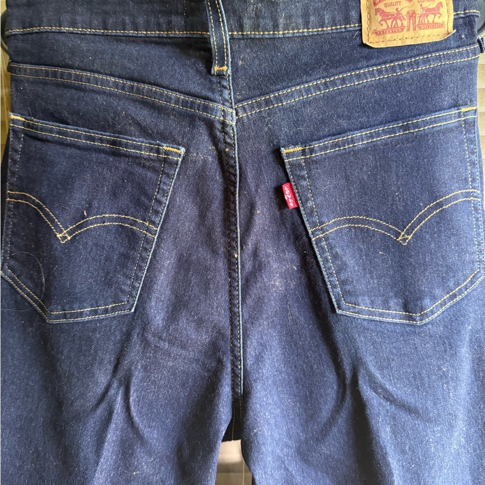 Levi's Women Dark Indigo Straight Jeans